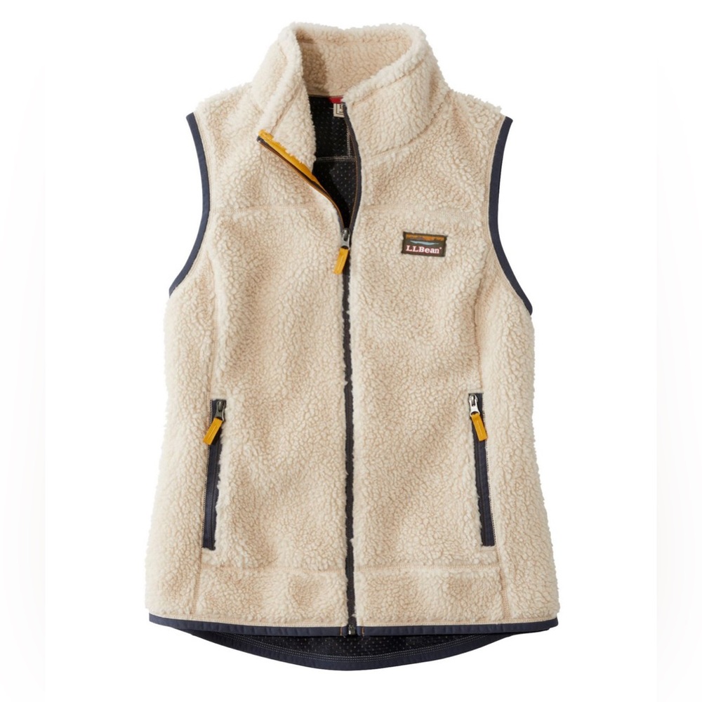 LL Bean Women’s Mountain Pile Fleece Vest - Size small